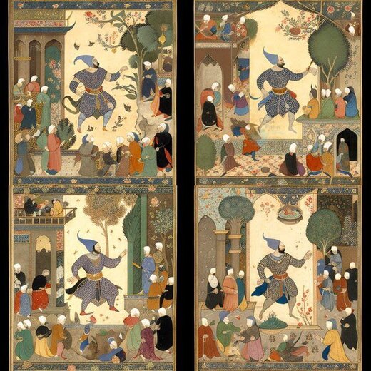 «بتمن» به سبک مینیاتورهای ایرانی