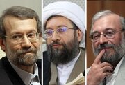 تصویری قدیمی از پدر برادران لاریجانی