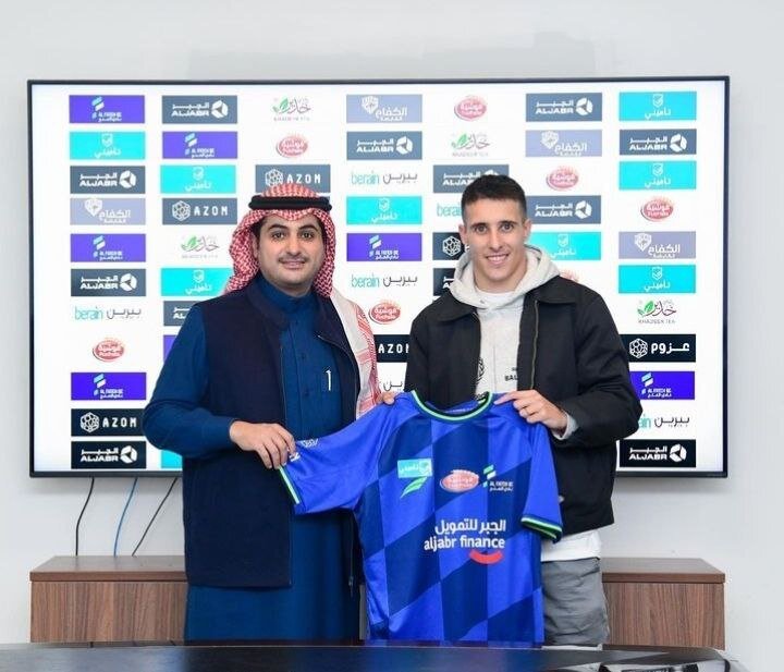 عکس | همتیمی سابق مسی راهی عربستان شد