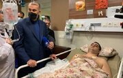 أمير عبداللهيان يزور مصابي حادث السفارة الآذربيجانية بالمستشفى