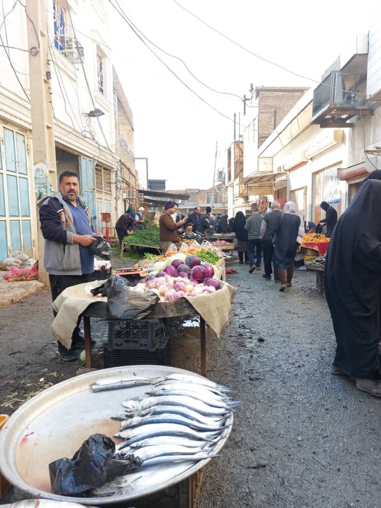گزارش تصویری خبرنگار خبرآنلاین از بازار آلوده صفا ، شهرستان خرمشهر
