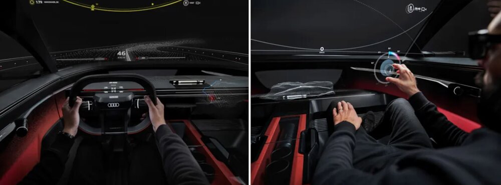 ماشین جدید آئودی فرمان ندارد! / عکس