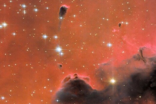 نمایی شگفت‌انگیز از سحابی روح از نگاه تلسکوپ فضایی هابل / عکس