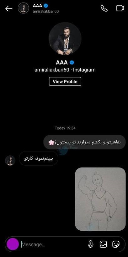 عکس | شوخی با امیر علی اکبری در فضای مجازی! 2