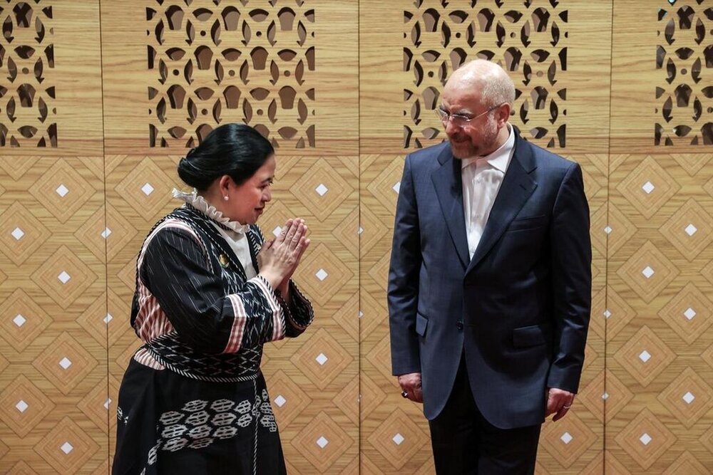 احترام متفاوت یک زن به قالیباف در اجلاس الجزایر+ عکس