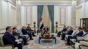 الرئيس العراقي يؤكد أهمية الارتقاء بمستوى التعاون بين طهران و بغداد