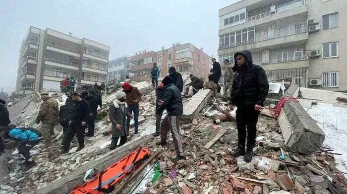 حجم ویرانی‌های زلزله ترکیه / عکس