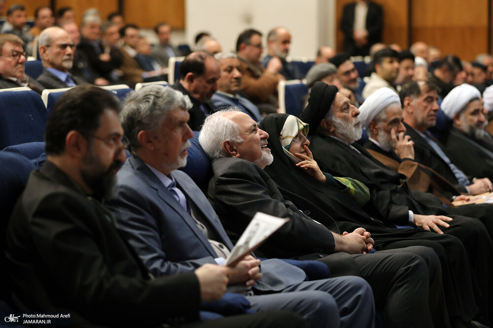حضور ظریف، صالحی و ابطحی در مراسم نکوداشت محمدجواد حجتی کرمانی + عکس‌ها
