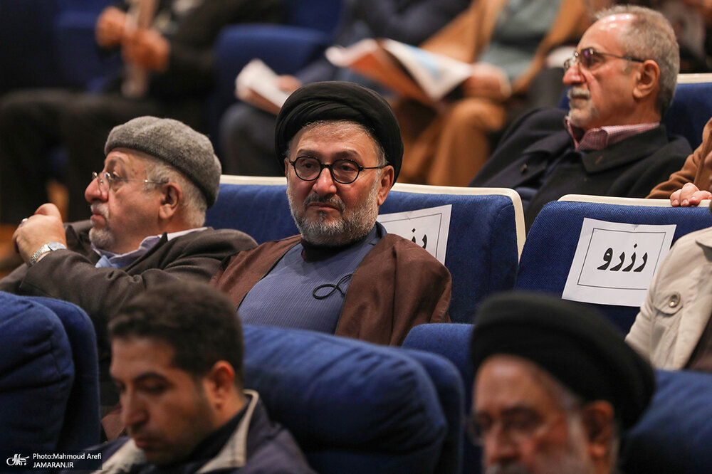 حضور ظریف، صالحی و ابطحی در مراسم نکوداشت محمدجواد حجتی کرمانی + عکس‌ها
