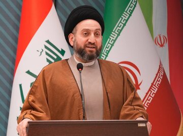 پیام تسلیت عمار حکیم به رهبر و ملت ایران در پی شهادت رئیس جمهور و همراهانش