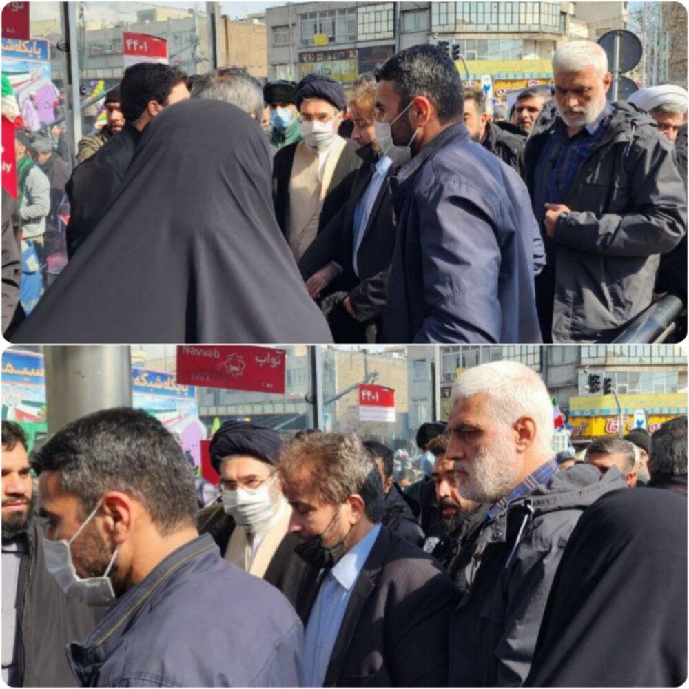 تمام«شخصیت های سیاسی-نظامی»حاضر در راهپیمایی۲۲ بهمن