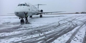 آخرین وضعیت پرواز فرودگاه‌های امام‌ (ره) و مهرآباد پس از بارش برف