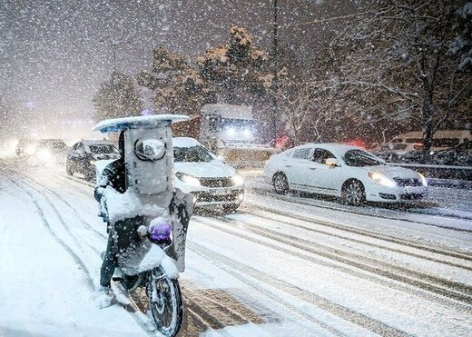 تهران اسیر بارش «برف وحشی» شده است؟