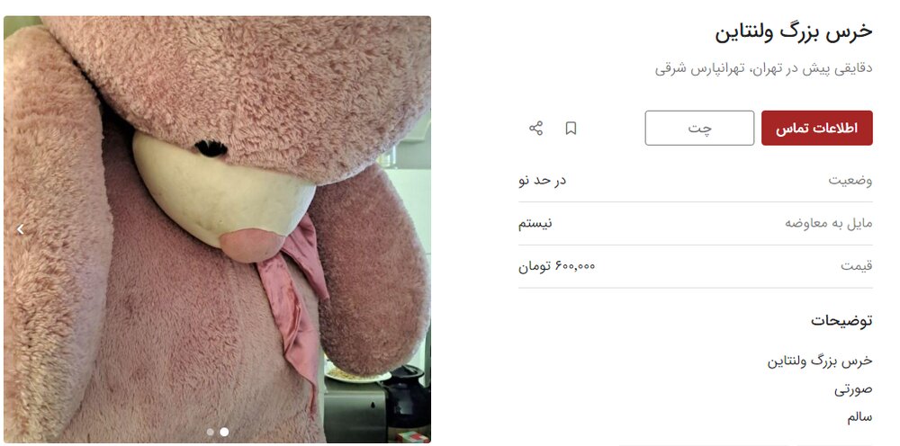 هدیه روز عشق با خرس عروسکی دستدوم/ تصاویر