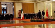 الرئيس الصيني يقيم مراسم استقبال رسمية لنظيره الإيراني في بكين