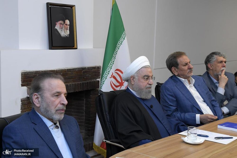 گزارش تصویری «جلسه دوره‌ای» روحانی با وزیران و معاونان خود