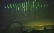 رمزگشایی از پرتوهای سبز مرموز در آسمان شب / عکس