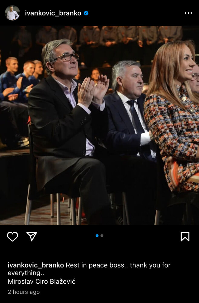 عکس | حضور سرمربی محبوب پرسپولیسیها در خاکسپاری بلاژویچ