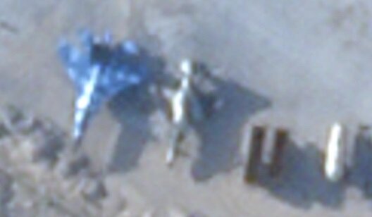 آب و جارو برای استقبال از جنگنده‌های روسی / «ماکت‌های سوخو-۳۵» در پایگاه نیروهای هوایی ایران + تصاویر ماهواره‌ای 