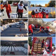 امدادرسانی نیروهای هلال احمر کرمان در ۴۳ روستای زلزله زده ترکیه 