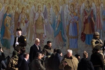 بایدن وارد کی‌یف شد
