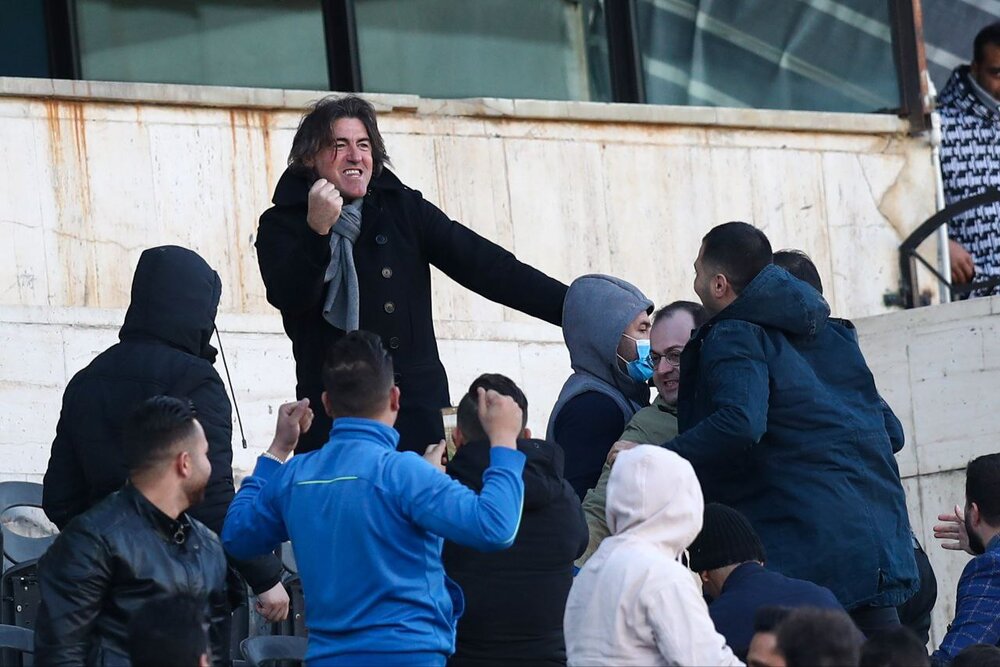 عکس | مشت گره کرده ساپینتو پس از گل ارسلان