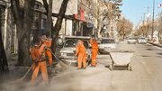 نظافت نواحی ۴ گانه شهرکرد در ایام پایانی سال