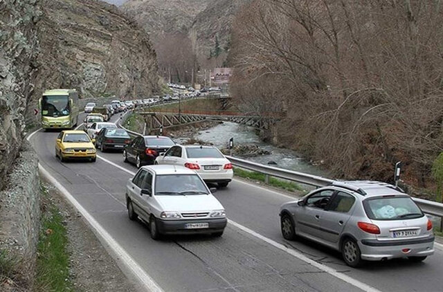 محدودیت‌های ترافیکی آخر هفته در جاده «هراز» و «چالوس»