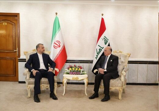 آغاز مذاکرات دوجانبه امیرعبداللهیان با وزیر خارجه عراق 