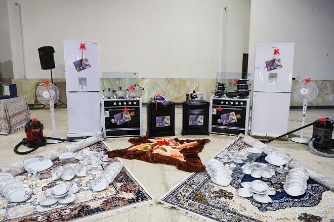 اهدای ۱۱۰ سری جهیزیه به نوعروسان اصفهانی