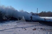 سقوط یک فروند هواپیمای نظامی در منطقه شهری بلگورود روسیه