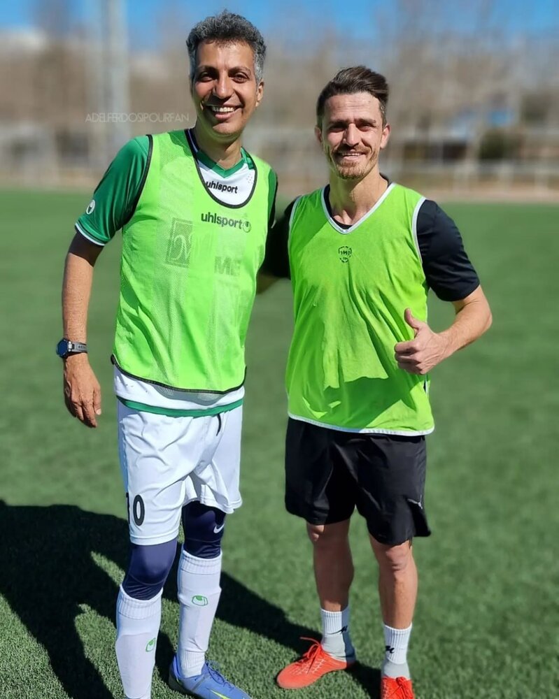 عکس | غفوری و فردوسیپور همتیمی شدند/پاس گل وریا به عادل!