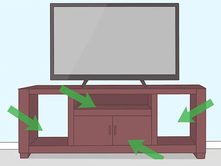 عکس| ۹ ایده برای چیدمان میز تلویزیون؛ با این لوازم ساده میز تلویزیون خود را شیک بچینید