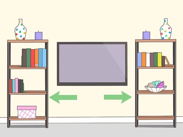 عکس| ۹ ایده برای چیدمان میز تلویزیون؛ با این لوازم ساده میز تلویزیون خود را شیک بچینید