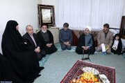 پیام تسلیت روحانی در پی درگذشت همسر شهید مطهری + عکس منتشر نشده