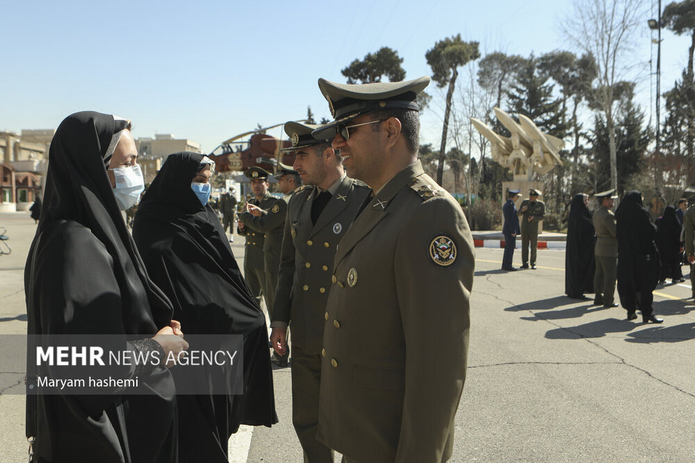 حضور متفاوت زنان در مراسم دانشآموختگان ارتش