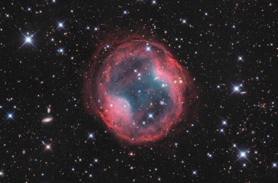 صحنه شگفتانگیز مرگ یک ستاره در دوردست / عکس