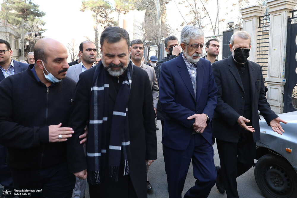 برگزاری مراسم تشییع همسر شهید مطهری در تهران / آنان که آمدند + عکسها 15