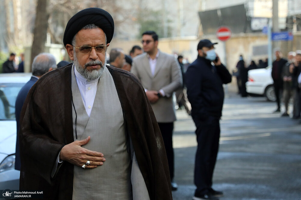 برگزاری مراسم تشییع همسر شهید مطهری در تهران / آنان که آمدند + عکسها 14