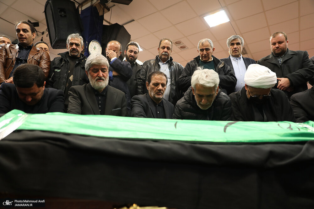 برگزاری مراسم تشییع همسر شهید مطهری در تهران / آنان که آمدند + عکس‌ها 4