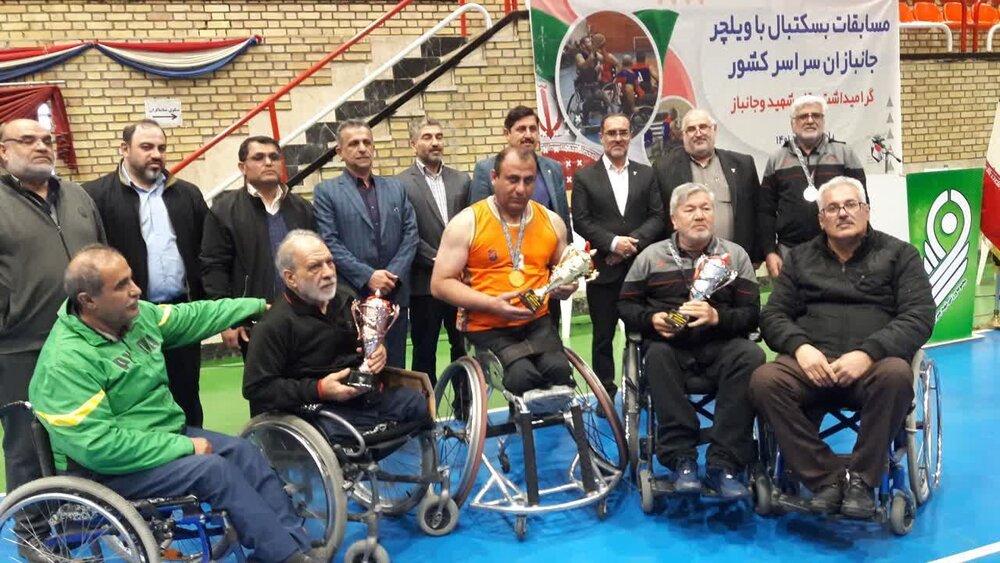 خوزستان قهرمان بسکتبال با ویلچر جانبازان کشور شد  