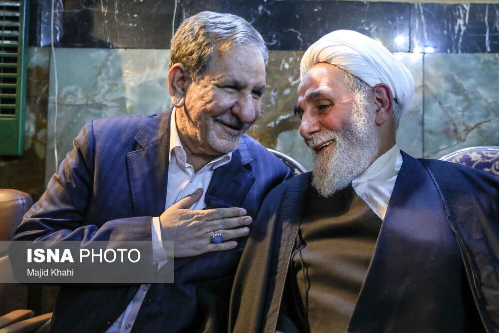 گپ و گفت خاتمی ، ناطق نوریو جهانگری در مراسم خاص + عکس