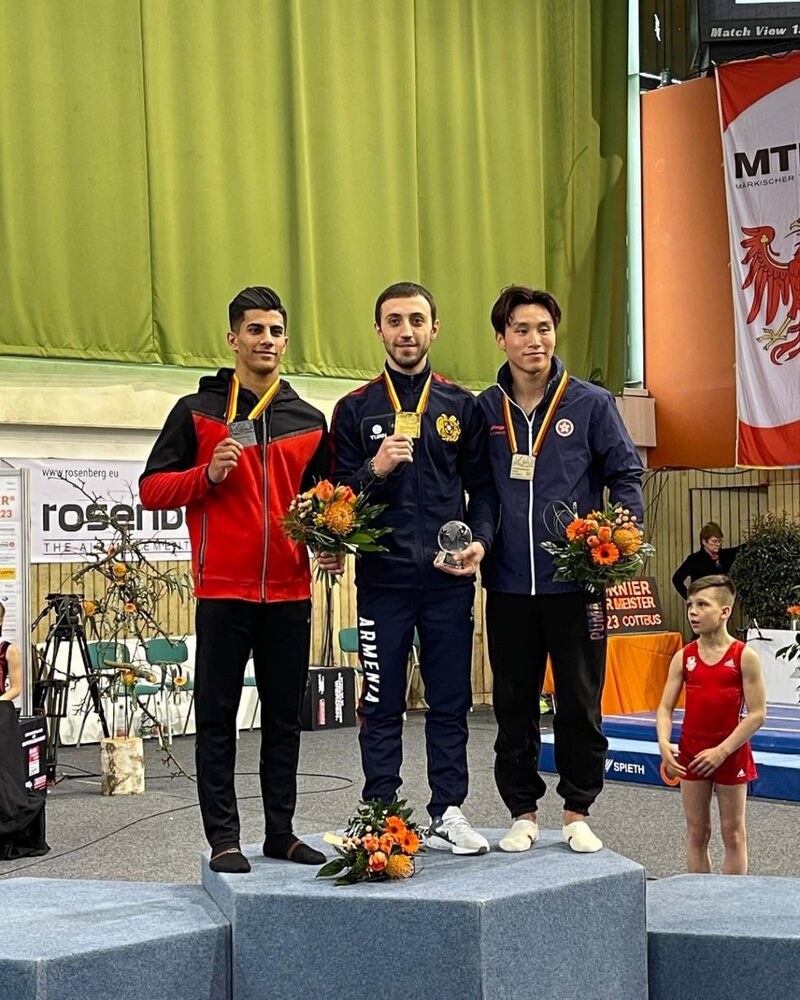 کسب مدال نقره جهان توسط ژیمناست ایرانی