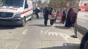 عکس| مسمومیت دانش‌آموزان یک دبیرستان دخترانه در «تهرانپارس»