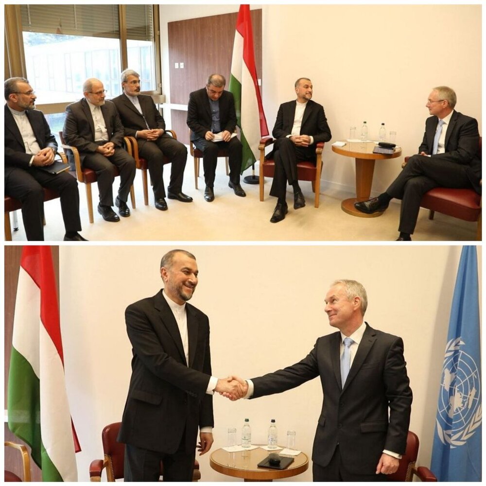 حاشیههای دیدار امیرعبداللهیان/پرچم مجارستان به جای پرچم ایران؟