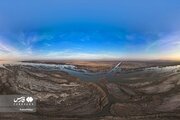 تصاویر | آب به رگ‌های «دریاچه ارومیه» رسید