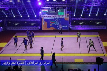 پایان روز چهارم کبدی قهرمانی جوانان جهان با اهدای مدال نپال و پاکستان