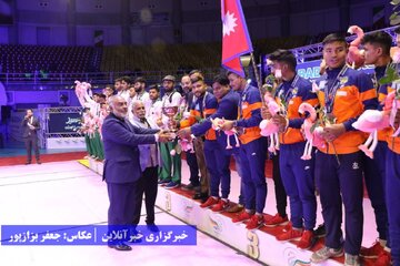 پایان روز چهارم کبدی قهرمانی جوانان جهان با اهدای مدال نپال و پاکستان