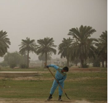 وقوع گرد و غبار محلی در خوزستان