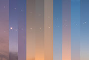 هم‌نشینی الهه زیبایی با بزرگ‌ترین سیاره منظومه شمسی / عکس